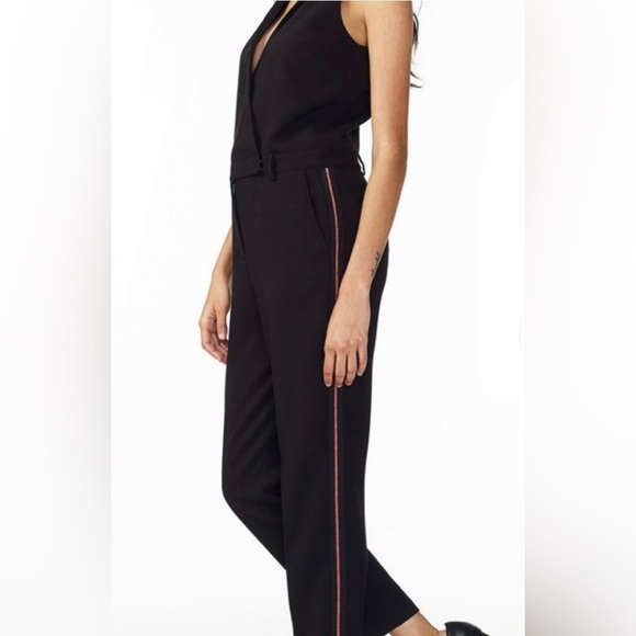 Armani Exchange Black Sleeveless Jumpsuit - Picture 3 of 12